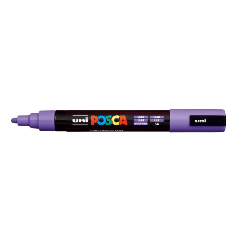 MARCADOR UNI-BALL POSCA PC-5M PUNTA REDONDA 1,8-2,5MM LILA -34- 264366000