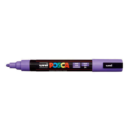 MARCADOR UNI-BALL POSCA PC-5M PUNTA REDONDA 1,8-2,5MM LILA -34- 264366000