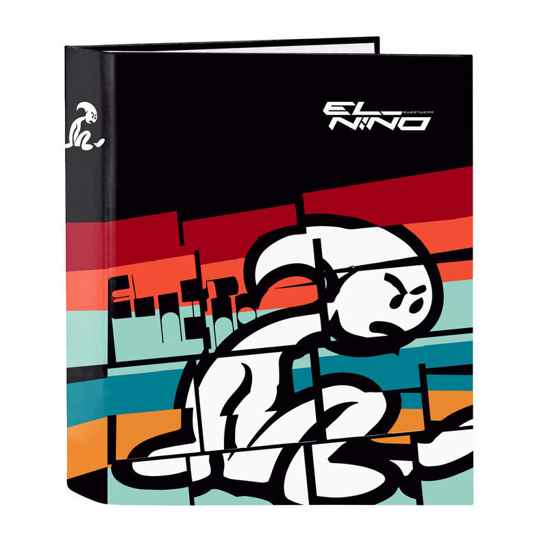 CARPETA F. 4 ANILLAS LOMO ANCHO EL NIÑO "BALI" SAFTA21 ENERO 512132657 33*27