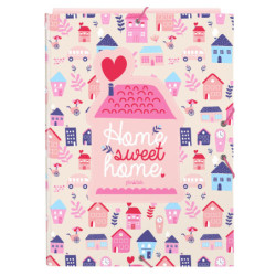 CARPETA FOLIO DEC SOLAPAS GLOWLAB "WELCOME HOME" SAFTA21 ENERO 512133068 33,5*26