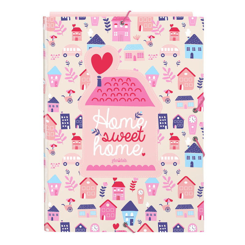 CARPETA FOLIO DEC SOLAPAS GLOWLAB "WELCOME HOME" SAFTA21 ENERO 512133068 33,5*26