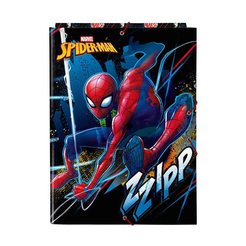 CARPETA FOLIO DEC SOLAPAS SPIDER-MAN "GO HERO" SAFTA21 ENERO 512143068 33,5*26