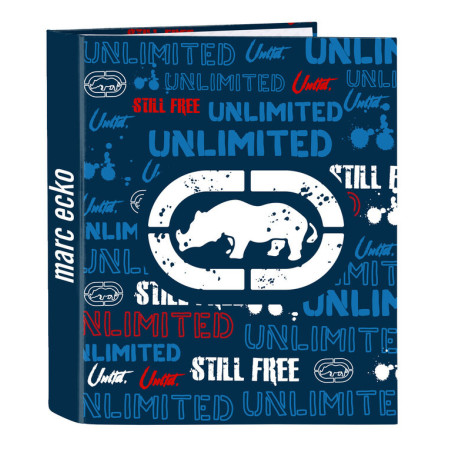 CARPETA F. 4 ANILLAS LOMO ANCHO ECKO UNLTD. "ALL CITY" SAFTA21 ENERO 512144657 33*27