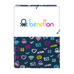 CARPETA FOLIO DEC SOLAPAS BENETTON "DOT COM" SAFTA21 ENERO 512151068 33,5*26