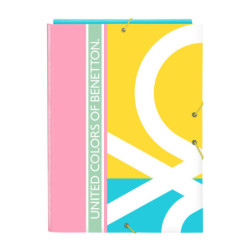 CARPETA FOLIO DEC SOLAPAS BENETTON "COLOR BLOCK" SAFTA21 ENERO 512153068 33,5*26