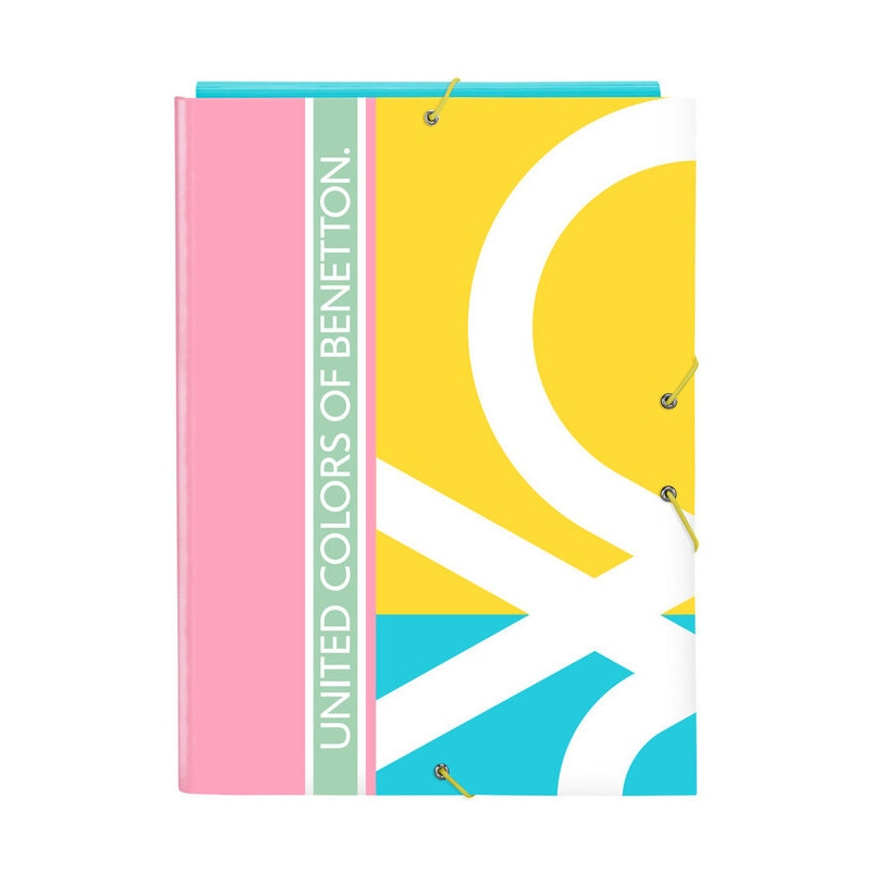 CARPETA FOLIO DEC SOLAPAS BENETTON "COLOR BLOCK" SAFTA21 ENERO 512153068 33,5*26