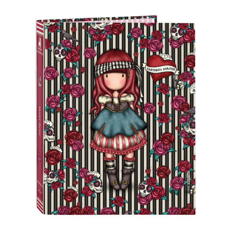 CARPETA FOLIO 4 ANI.MIXTAS GORJUSS "MARY ROSE" 522119067 33*26,5 SAFTA22