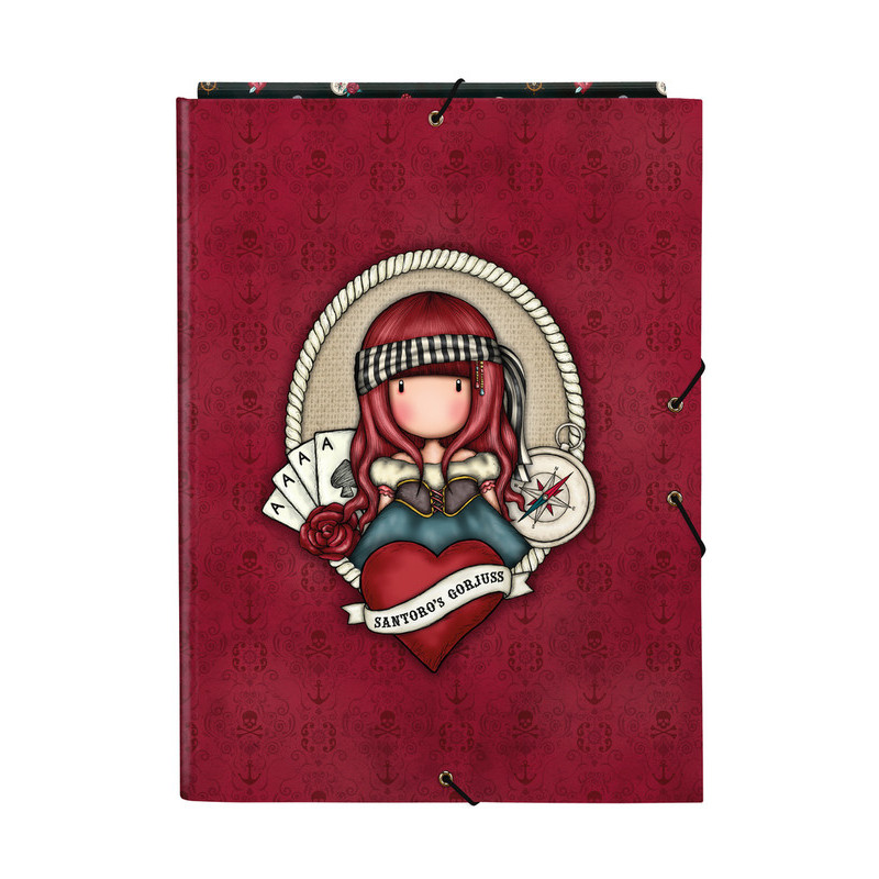 CARPETA FOLIO 3 SOLAPAS GORJUSS "MARY ROSE" 522119068 33,5*26 SAFTA22