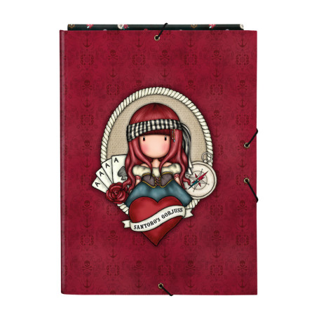 CARPETA FOLIO 3 SOLAPAS GORJUSS "MARY ROSE" 522119068 33,5*26 SAFTA22
