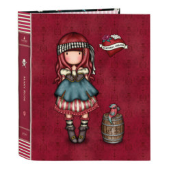 CARPETA F. 4 ANILLAS LOMO ANCHO GORJUSS "MARY ROSE" 522119657 33*27 SAFTA22