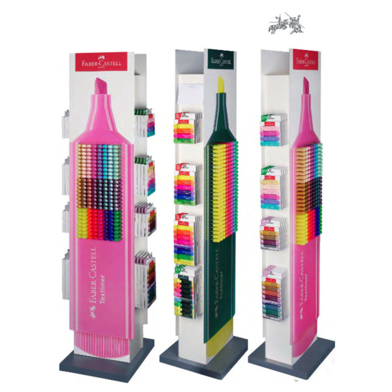 EXPOSITOR SUELO 510 MARCADOR FABER-TEXTLINER 46 & 48 CARTON 960-006-881