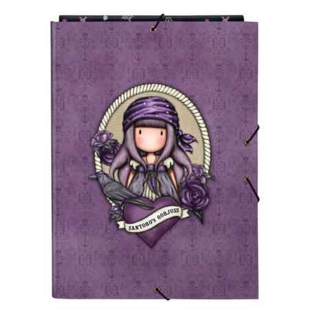 CARPETA FOLIO 3 SOLAPAS GORJUSS "SEA NIXIE" 522120068 33,5*26 SAFTA22