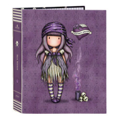 CARPETA F. 4 ANILLAS LOMO ANCHO GORJUSS "SEA NIXIE" 522120657 33*27 SAFTA22