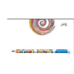 LAPIZ FABER-CASTELL FANTASY JUMBO COLOURS MINA MULTICOLOR INTENSO UNIDAD 116571 (12)