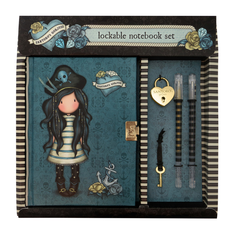 SET DIARIO GORJUSS "BLACK PEARL" SAFTA21 ENERO 522GJ07 25*25