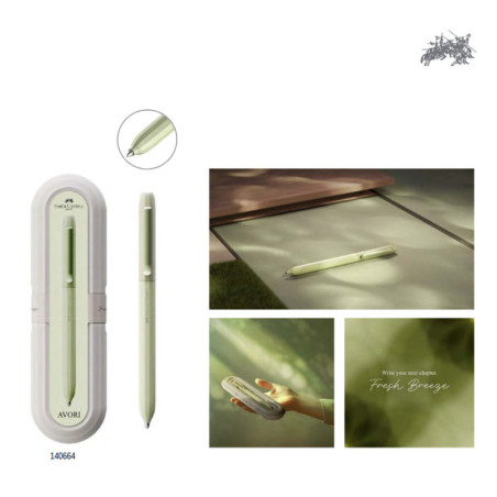 BOLIGRAFO FABER-CASTELL AVORI 2026 FRESH BREEZE 140665 ESTUCHE UNIDAD