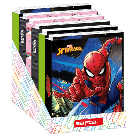 FOLIO 4 ANILLAS EXPOSITOR CARPETAS SURT. INFANTIL SAFTA21 ENERO 542170367 34*29