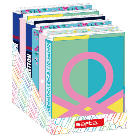 FOLIO 4 ANILLAS EXPOSITOR CARPETAS SURT. MARCAS SAFTA21 ENERO 542171367 34*29