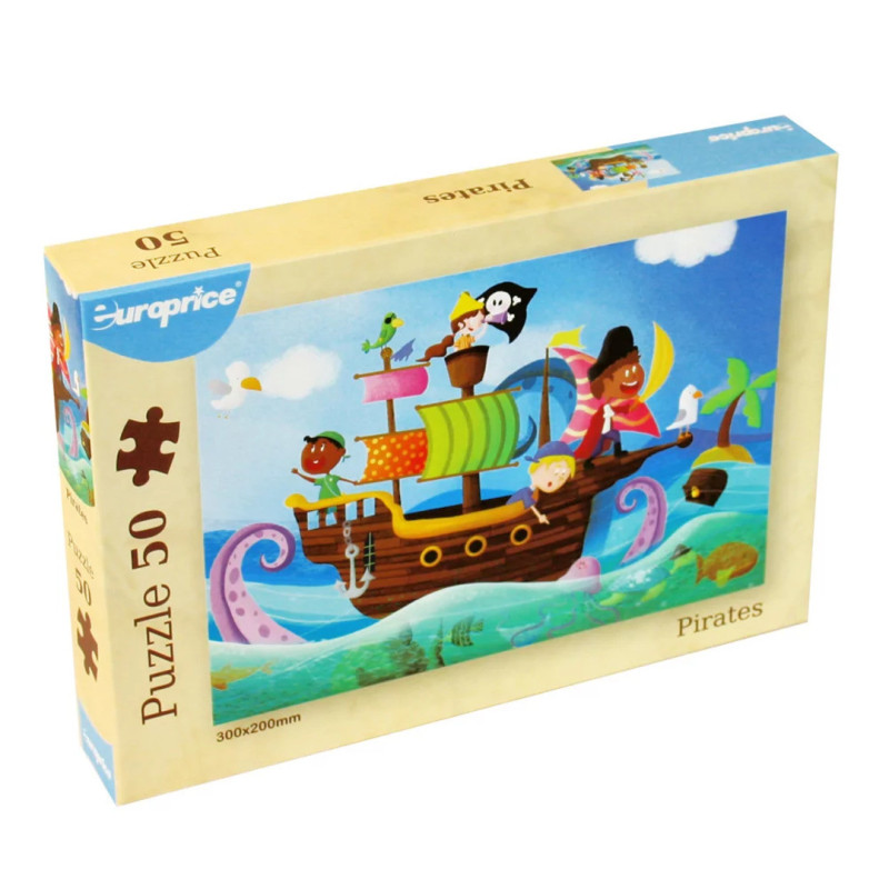 PUZZLE EUROPRICE 50 PIEZAS PIRATAS PU1599