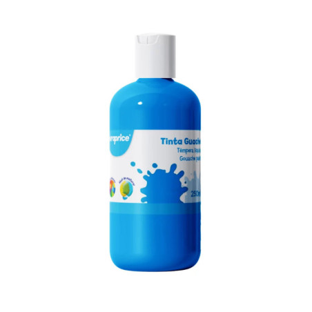 TEMPERA GOUACHE EUROPRICE 250ML COLOR AZUL ES2701 UNIDAD