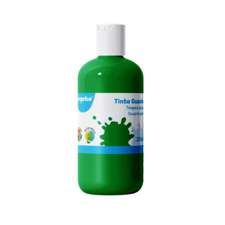 TEMPERA GOUACHE EUROPRICE 250ML COLOR VERDE ES2718 UNIDAD