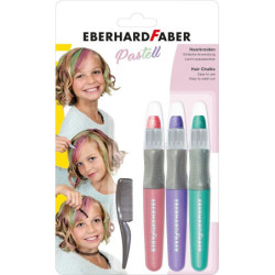 MARCADOR TIZA CAPILAR EBERHARD FABER PASTEL SET 3U + APLICADOR 579202