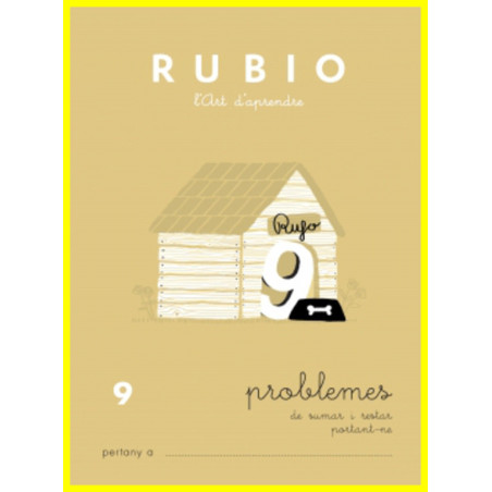 RUBIO PROBLEMAS VALENCIANO Nº  9 PTE 10U