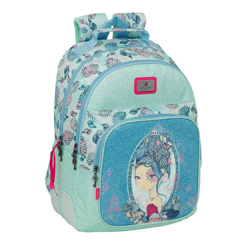 MOCHILA DOBLE ADAPTABLE SANTORO™’S MIRABELLE MARINA SAFTA21 ENERO 612013773 42*32