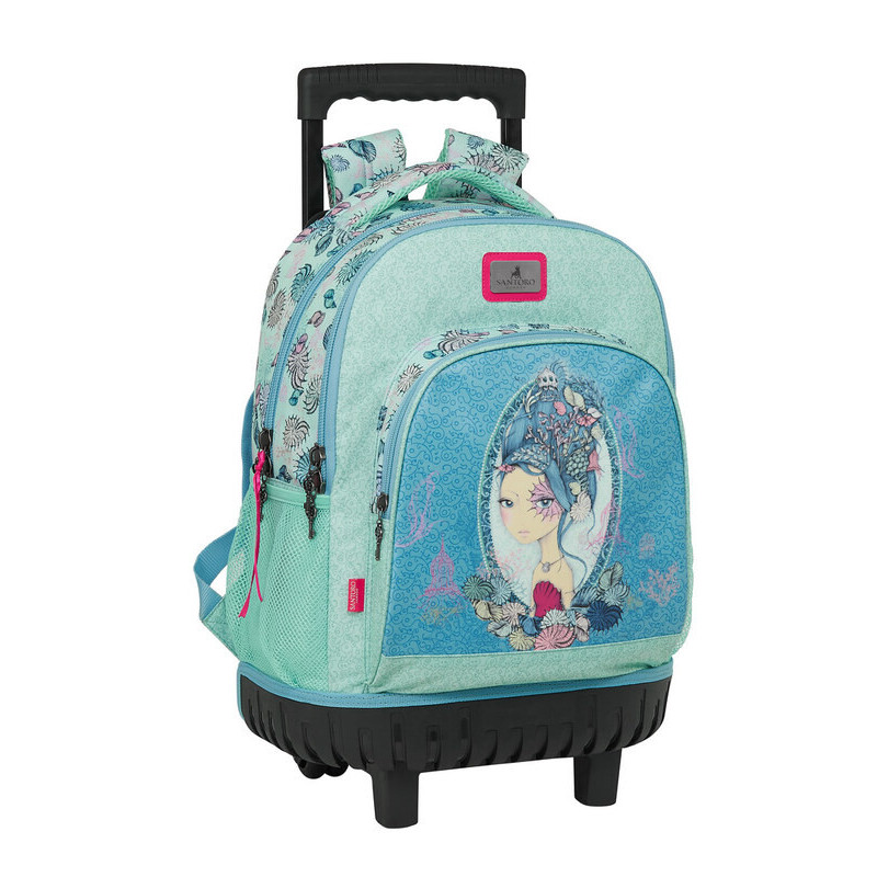 MOCHILA GRANDE C/RUEDAS COMPACT SANTORO™’S MIRABELLE MARINA SAFTA21 ENERO 612013818 45*32