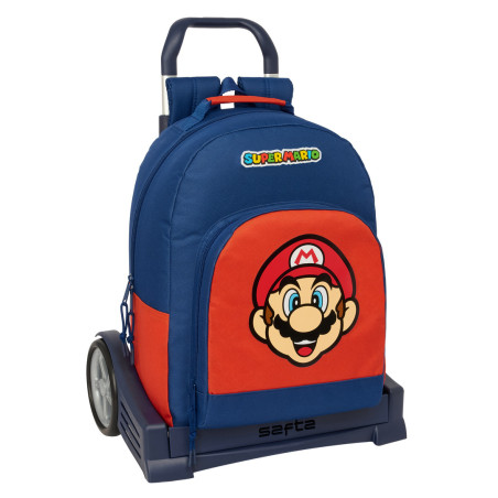 MOCHILA 305+CARRO EVOLUTION SUPER MARIO "MAMMA MIA" SAFTA26 612608860 42X32 UNIDAD