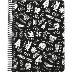 EC4.PP. CUADERNO CUARTO TAPA PP 4X4MM ELEMENTS 1/4 GRAFOPLAS24 16512490 (MIN 1U)