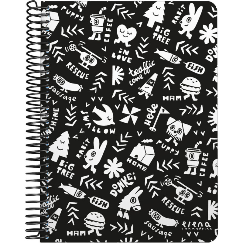 EC4.PP. CUADERNO CUARTO TAPA PP 4X4MM ELEMENTS 1/4 GRAFOPLAS24 16512490 (MIN 1U)