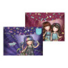 SET DE 2 SOBRES PP A4 CON BROCHE GORJUSS™ FAIRGROUND "FIREWORKS" SAFTA23 ENERO 669GJS12