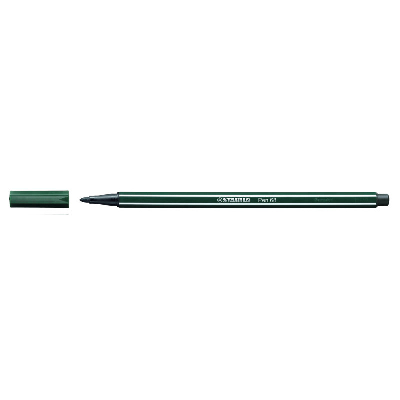 MARCD. STABILO ACUARELABLE PEN 68 VERDE TIERRA 1 MM