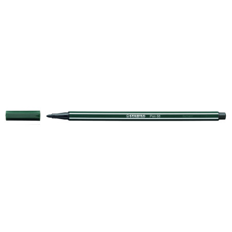 MARCD. STABILO ACUARELABLE PEN 68 VERDE TIERRA 1 MM