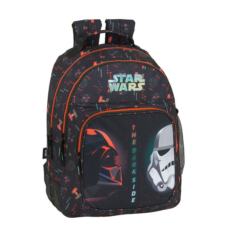 MOCHILA DOBLE ADAPTABLE STAR WARS  "THE DARK SIDE" SAFTA21 ENERO 612101773 42*32