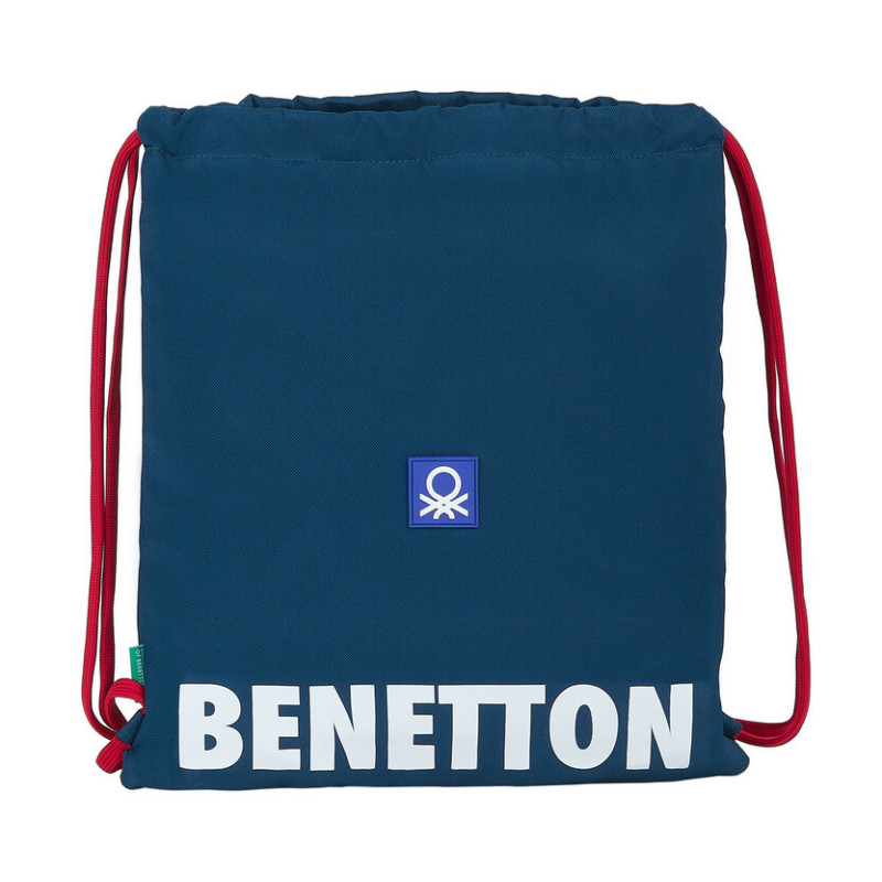 SACO PLANO BENETTON "NAVY" SAFTA21 ENERO 612106196 40*35