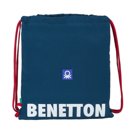 SACO PLANO BENETTON "NAVY" SAFTA21 ENERO 612106196 40*35