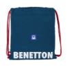 SACO PLANO BENETTON "NAVY" SAFTA21 ENERO 612106196 40*35