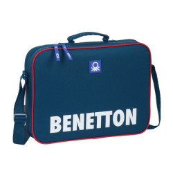 CARTERA EXTRAESCOLARES BENETTON "NAVY" SAFTA21 ENERO 612106385 28*38