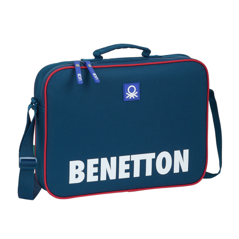CARTERA EXTRAESCOLARES BENETTON "NAVY" SAFTA21 ENERO 612106385 28*38