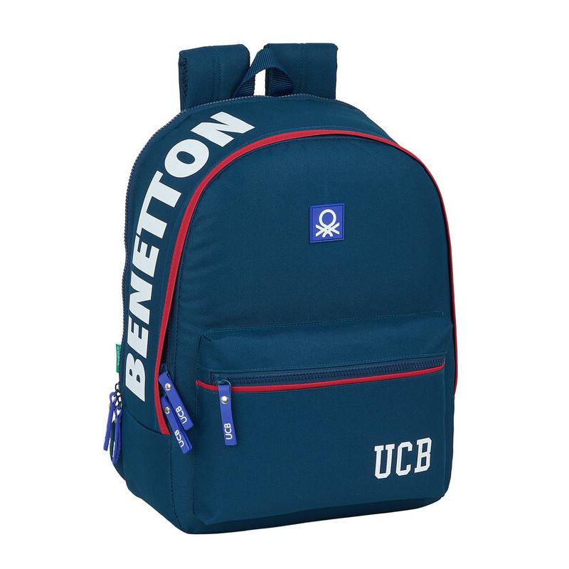 MOCHILA ADAPTABLE BENETTON "NAVY" SAFTA21 ENERO 612106596 43*32