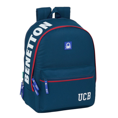MOCHILA ADAPTABLE BENETTON "NAVY" SAFTA21 ENERO 612106596 43*32