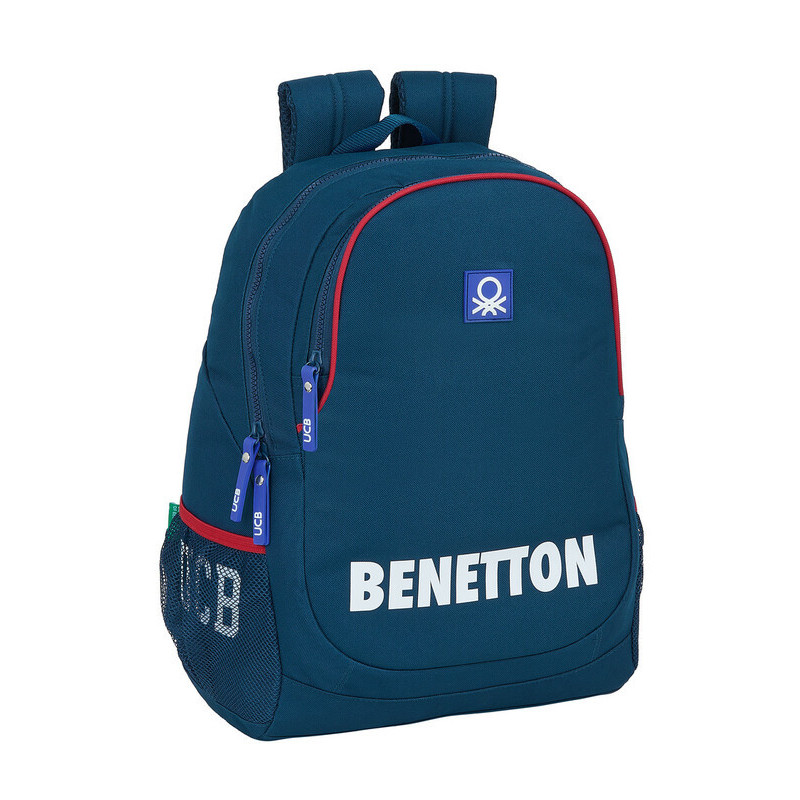 MOCHILA ADAPTABLE BENETTON "NAVY" SAFTA21 ENERO 612106665 44*32