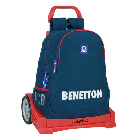 MOCHILA 665+CARRO EVOLUTION BENETTON "NAVY" SAFTA21 ENERO 612106860 44*32
