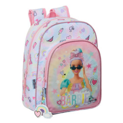 MOCHILA INFANTIL ADAPTABLE BARBIE "GIRL POWER" SAFTA21 ENERO 612110185 34*26