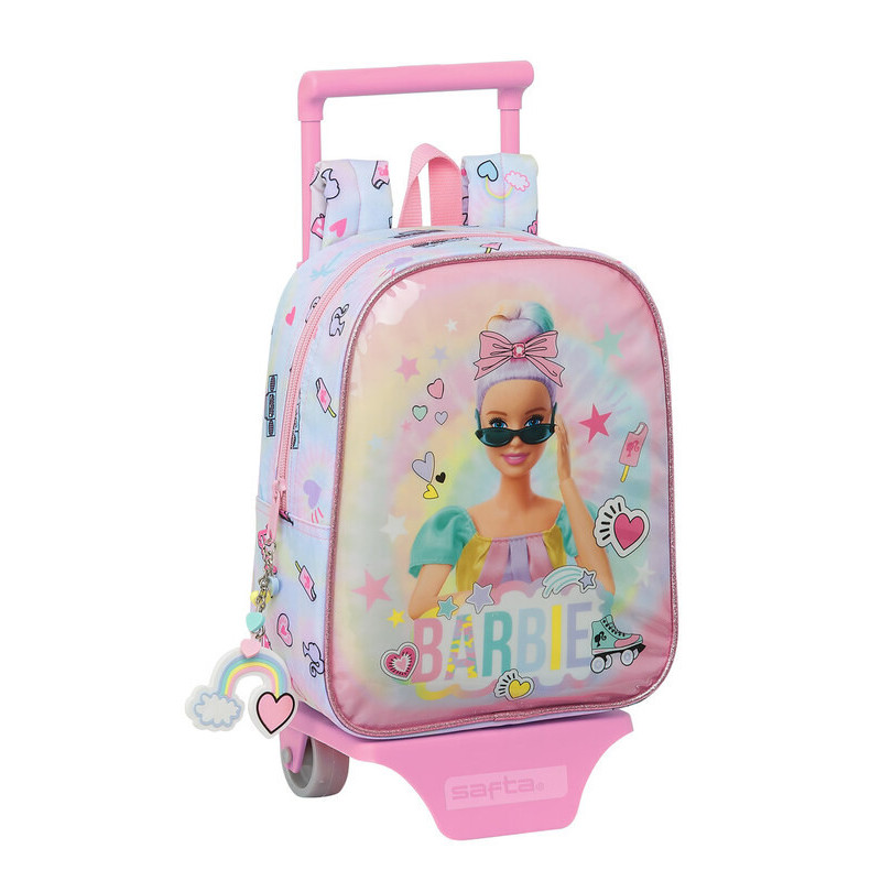 MOCHILA 232+CARRO 805 BARBIE "GIRL POWER" SAFTA21 ENERO 612110280 28*22
