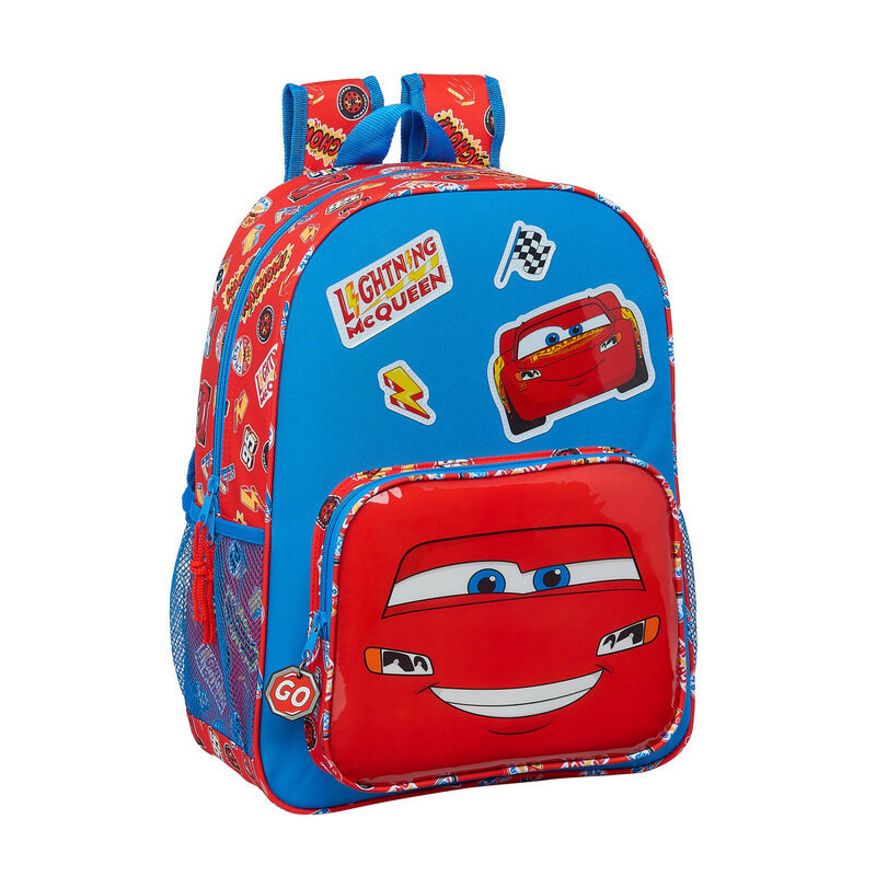 MOCHILA DE 33 CM ADAPTABLE CARS "MC QUEEN" SAFTA21 ENERO 612111180 42*33
