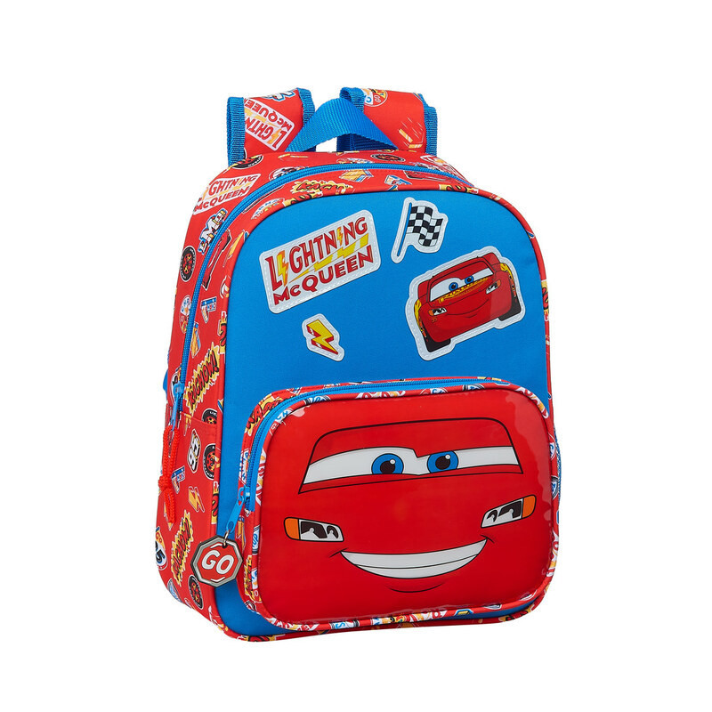 MOCHILA INFANTIL ADAPTABLE CARS "MC QUEEN" SAFTA21 ENERO 612111524 33*27