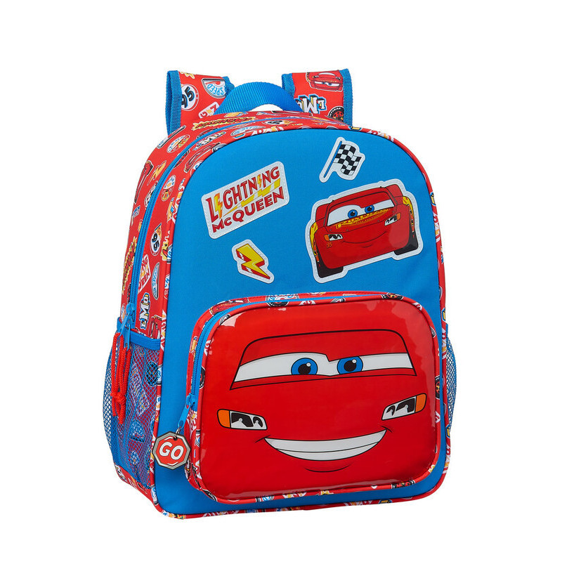 MOCHILA JUNIOR ADAPTABLE CARS "MC QUEEN" SAFTA21 ENERO 612111640 38*32